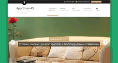 Desktop Screenshot of apartman-as.com